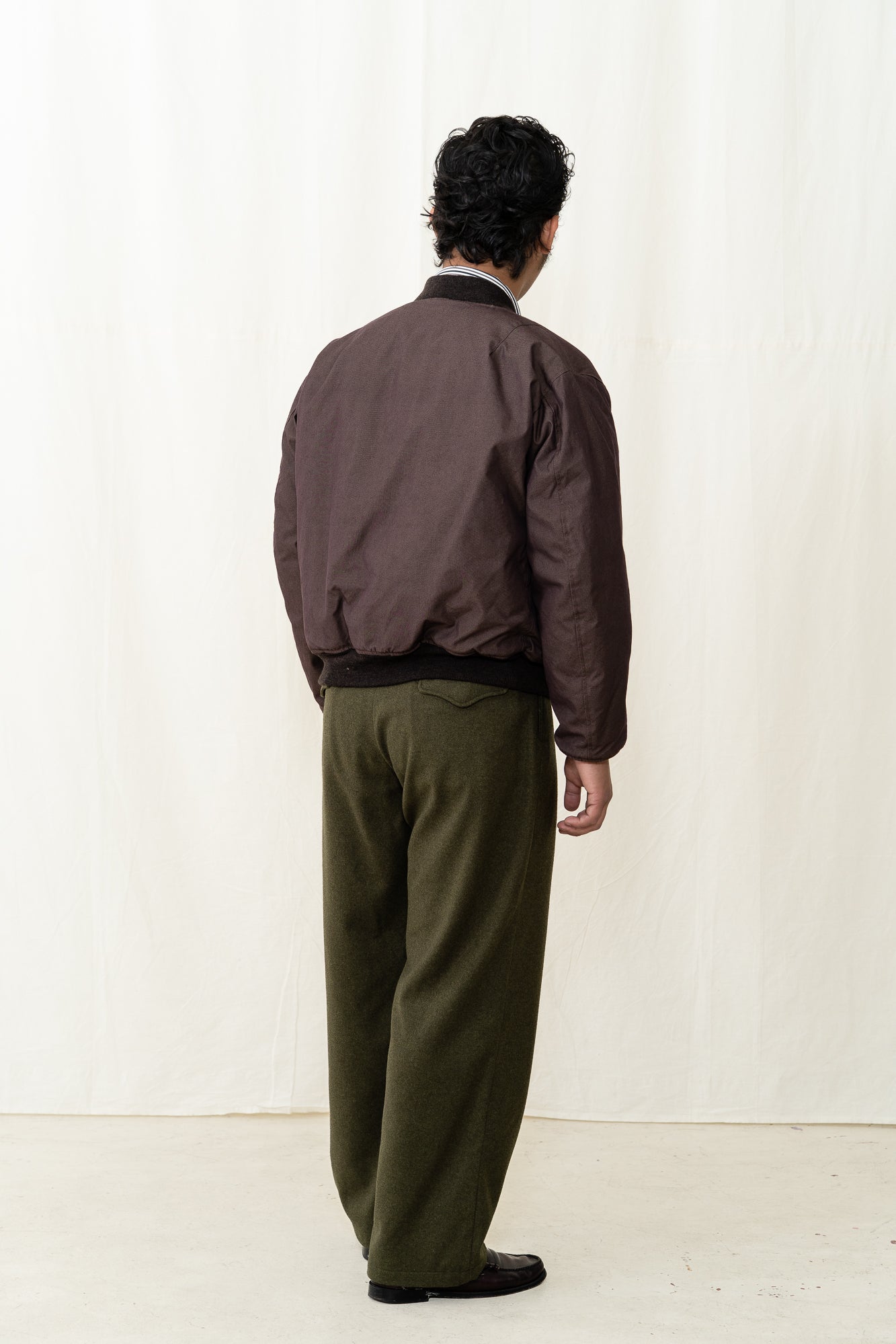 Engineered Garments Aviator Jacket in Brown