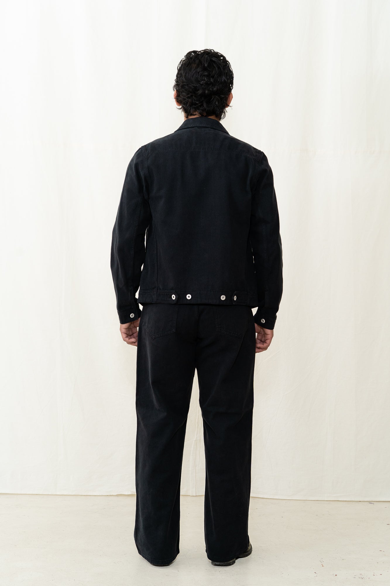 HANSEN Cosmo Workwear Jacket in Washed Black