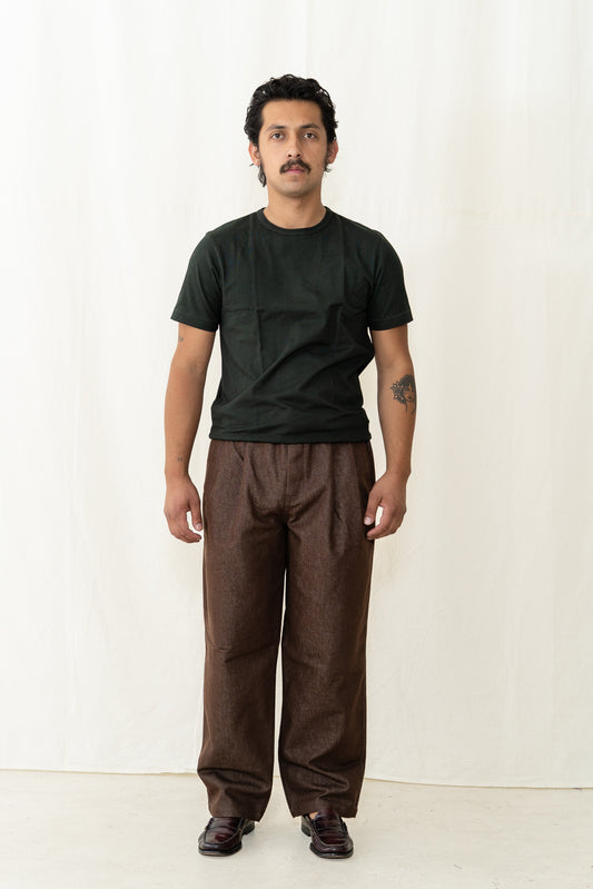 Merz b. Schwanen 2M15 T-Shirt in Forest