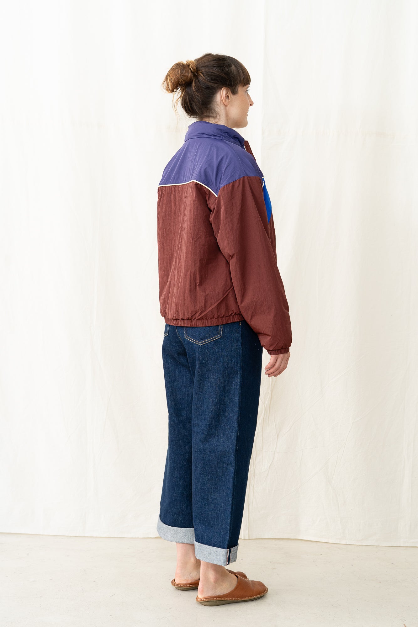 Bobo Choses Color Block Nylon Sherpa Puffer