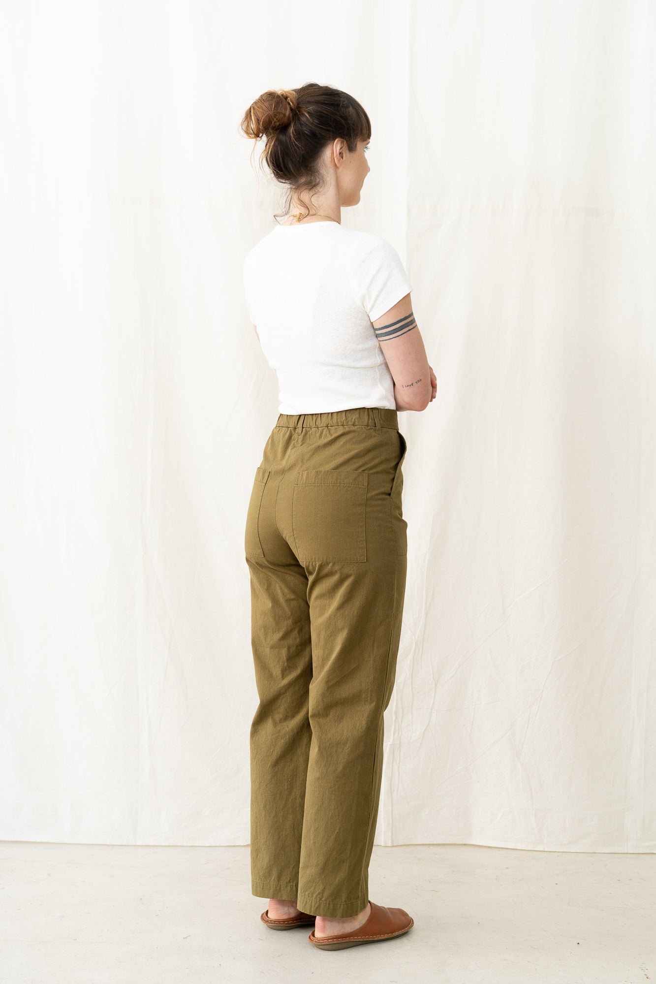 SARAHWEAR Carole Pant HD Twill Khaki