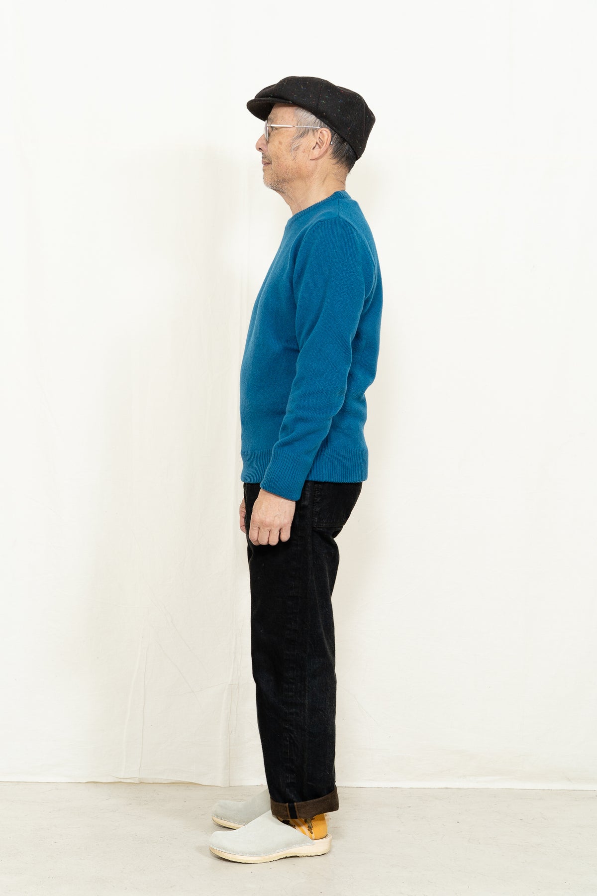 GRP TEC RA7 Crewneck Sweater in Dark Oil
