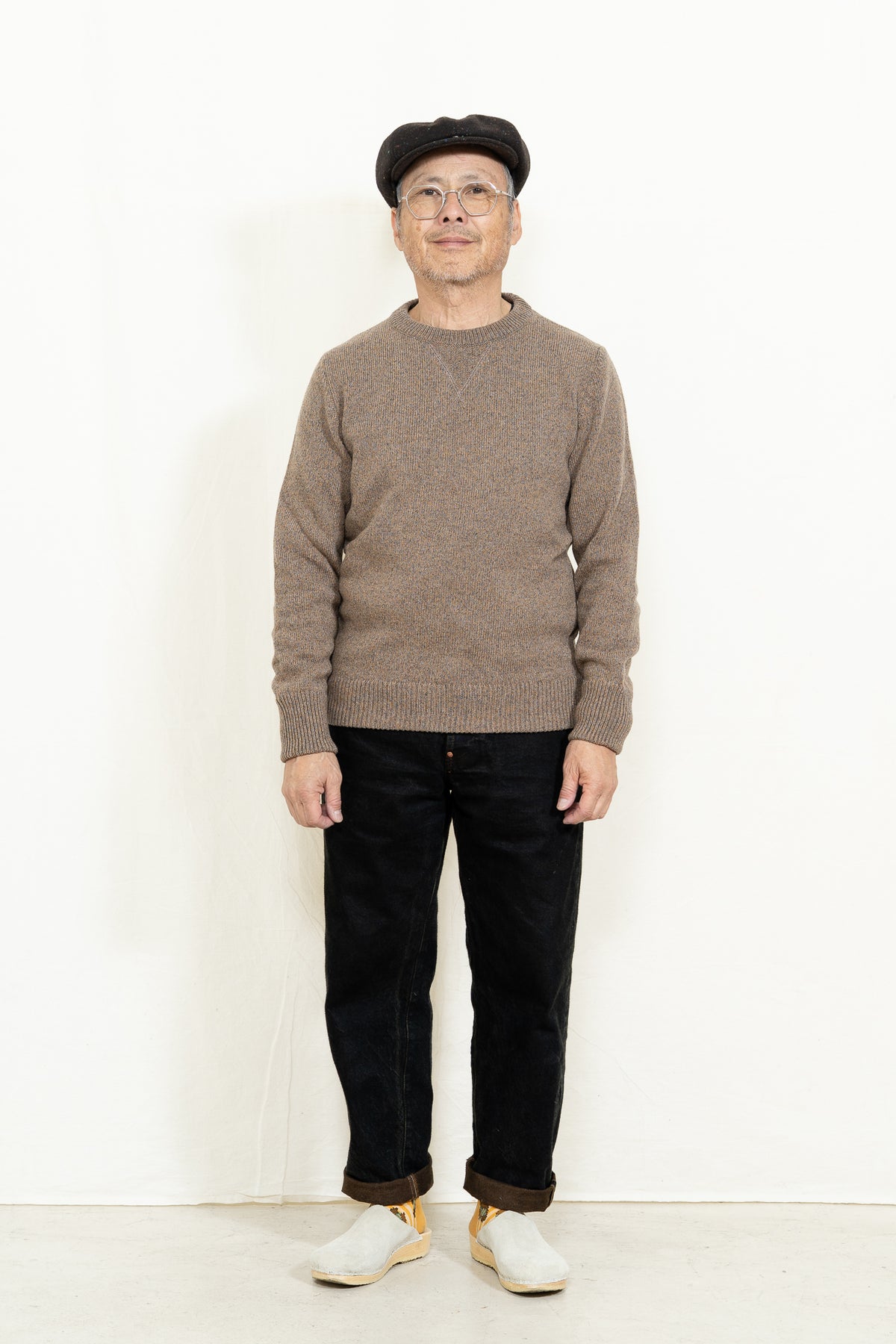 GRP TEC RA7  Crewneck Sweater in Mouline