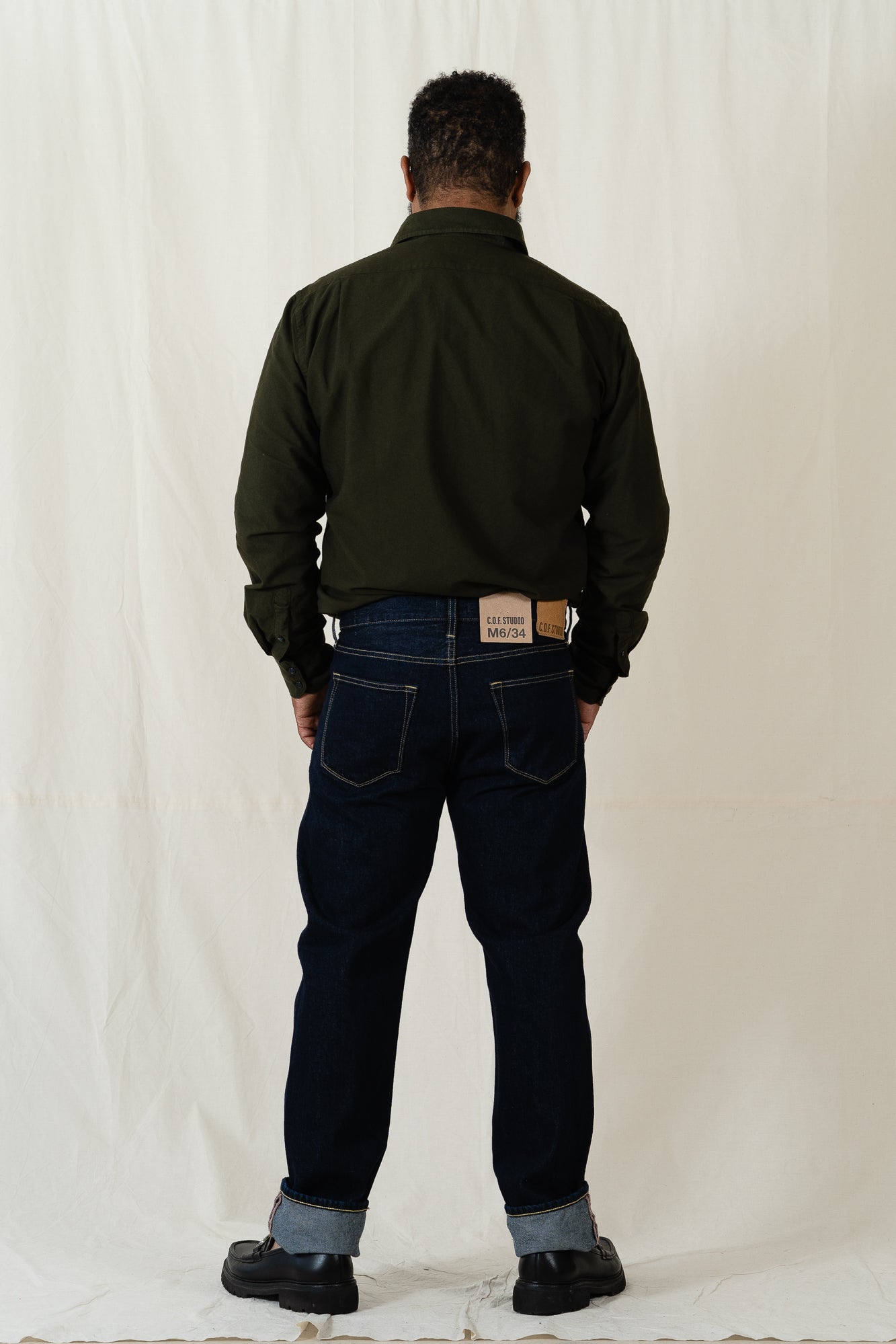 C.O.F. Studio M6 Straight 13oz Indigo Rinsed